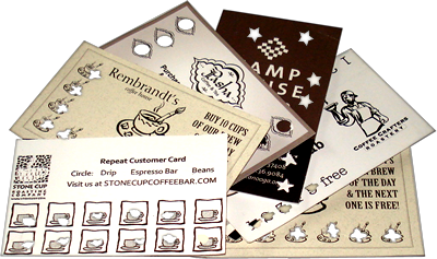 CoffeeConnect punch cards
